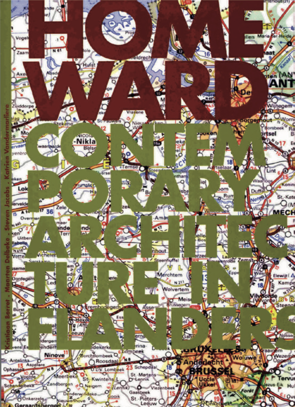 Book cover of Borret et al., 1998. English version of the publication designed by Gert Audenaert and published by deSingel International Arts Centre.